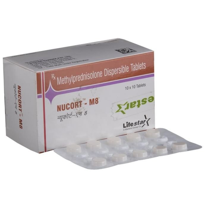 Nucort-M8 Tablet DT    Methylprednisolone 8mg