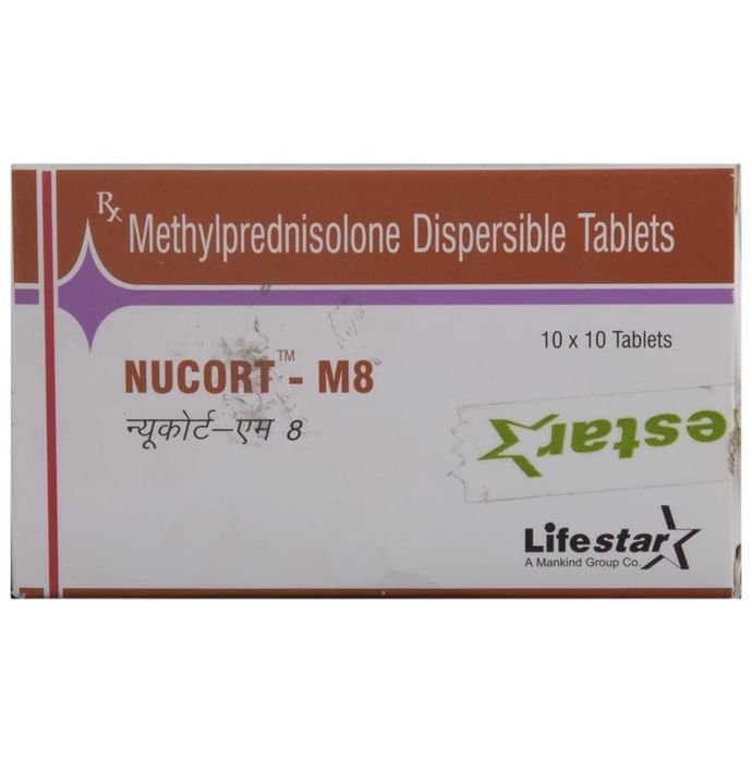 Nucort-M8 Tablet DT    Methylprednisolone 8mg