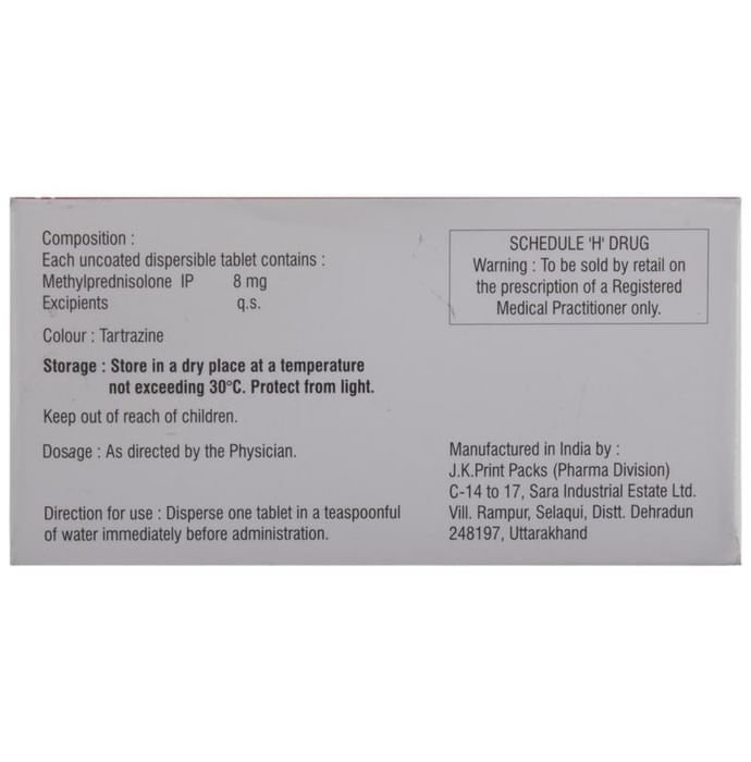 Nucort-M8 Tablet DT    Methylprednisolone 8mg