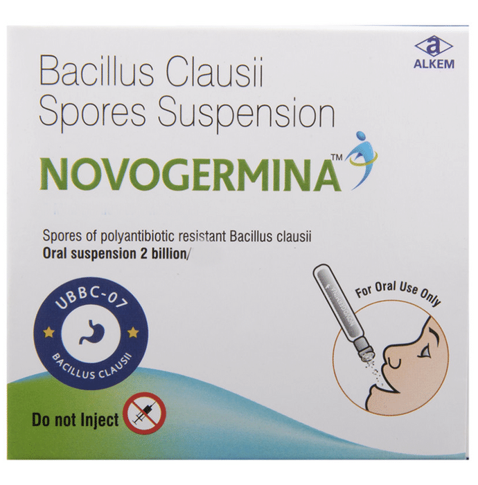 Novogermina Oral Suspension    Bacillus Clausii 2Billion Spores