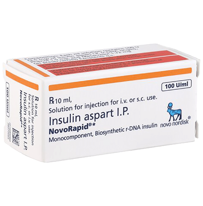 Novorapid 100IU Injection    Insulin Aspart 100IU