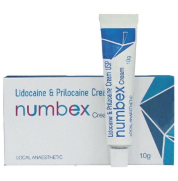 Numbex Cream    Prilocaine 2.5% w/w + Lidocaine 2.5% w/w