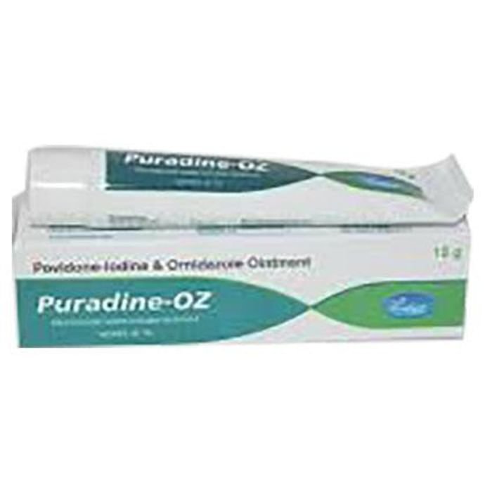 Puradine OZ Ointment    Povidone Iodine 5% w/w + Ornidazole 1% w/w