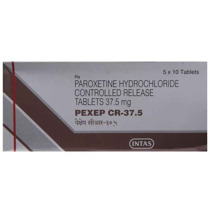 Pexep CR 37.5 Tablet    Paroxetine 37.5mg