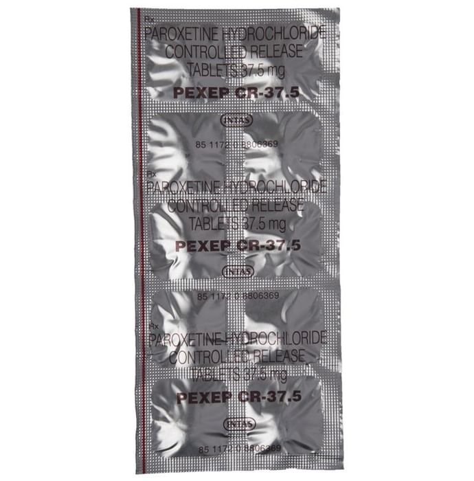 Pexep CR 37.5 Tablet    Paroxetine 37.5mg