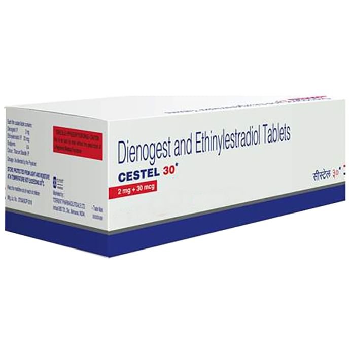 Cestel 30 Tablet    Ethinyl Estradiol 30mcg + Dienogest 2mg