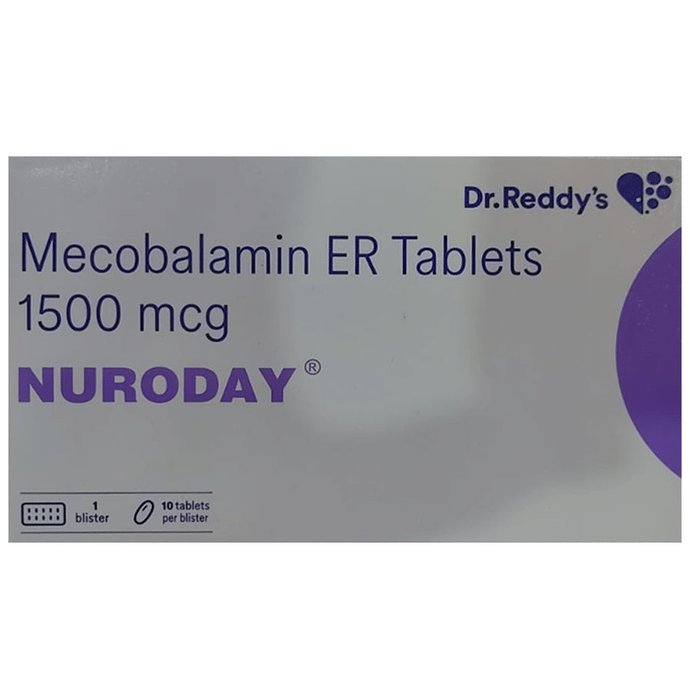 Nuroday Tablet ER    Methylcobalamin 1500mcg