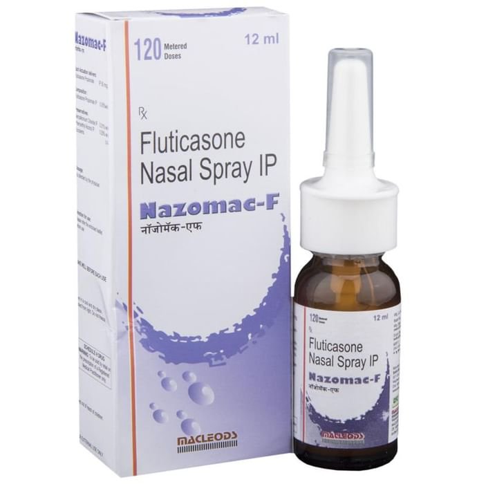 Nazomac-F Nasal Spray    Fluticasone Propionate 0.05% w/v