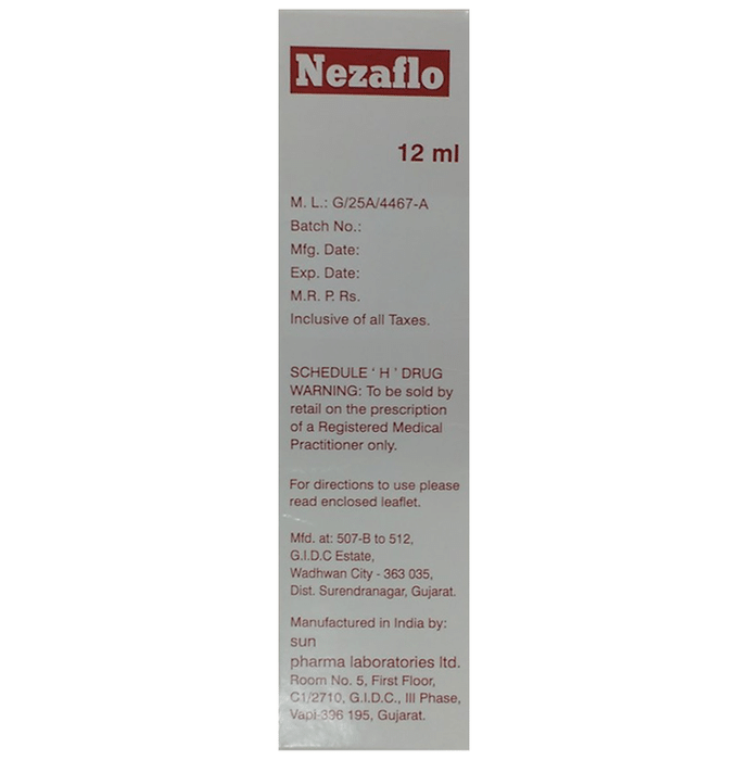 Nezaflo Nasal Spray    Fluticasone Propionate 0.05% w/v