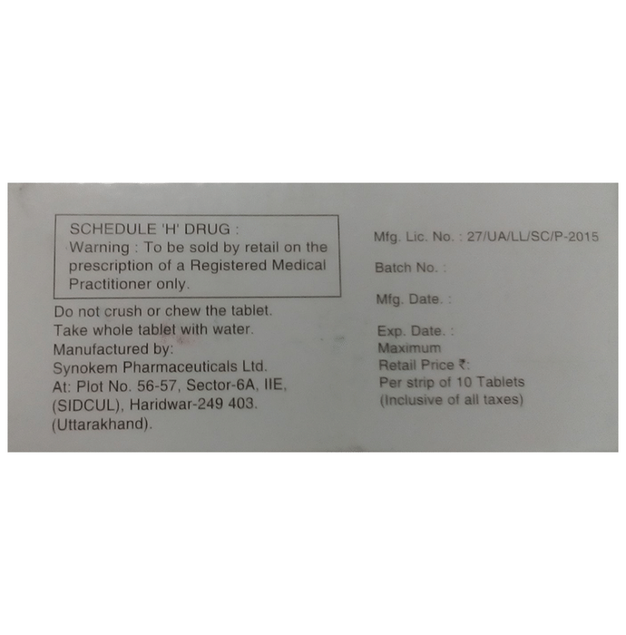 Nortas CR Tablet    Norethisterone 10mg