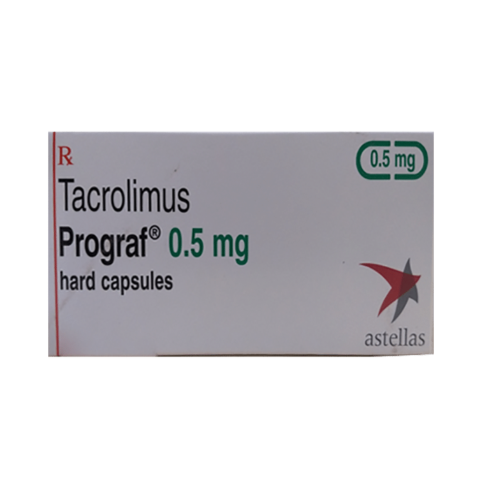 Prograf 0.5mg Capsule    Tacrolimus 0.5mg