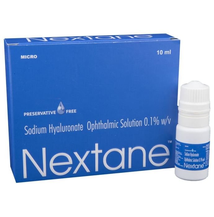 Nextane Ophthalmic Solution    Sodium Hyaluronate 0.1% w/v