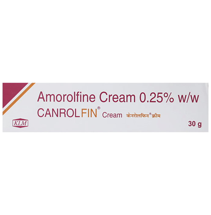 Canrolfin Cream    Amorolfine 0.25% w/w