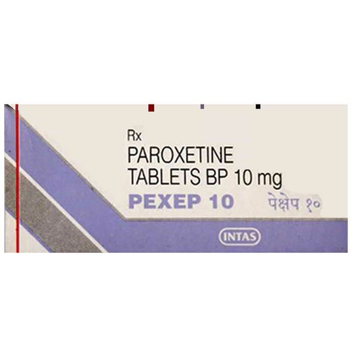 Pexep 10 Tablet    Paroxetine 10mg