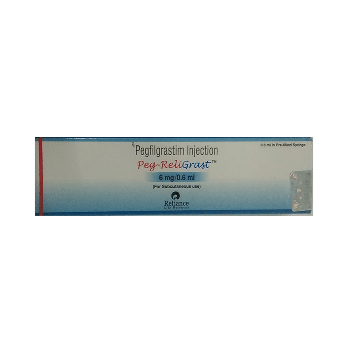 Peg-ReliGrast Injection    Pegfilgrastim 6mg