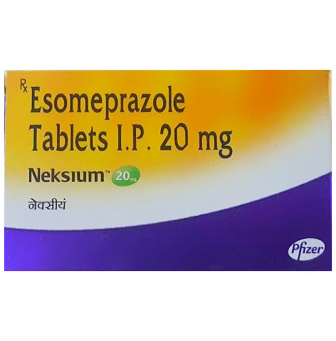 Neksium 20mg Tablet    Esomeprazole 20mg