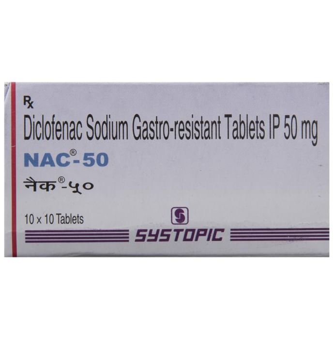 NAC 50 Tablet    Diclofenac 50mg