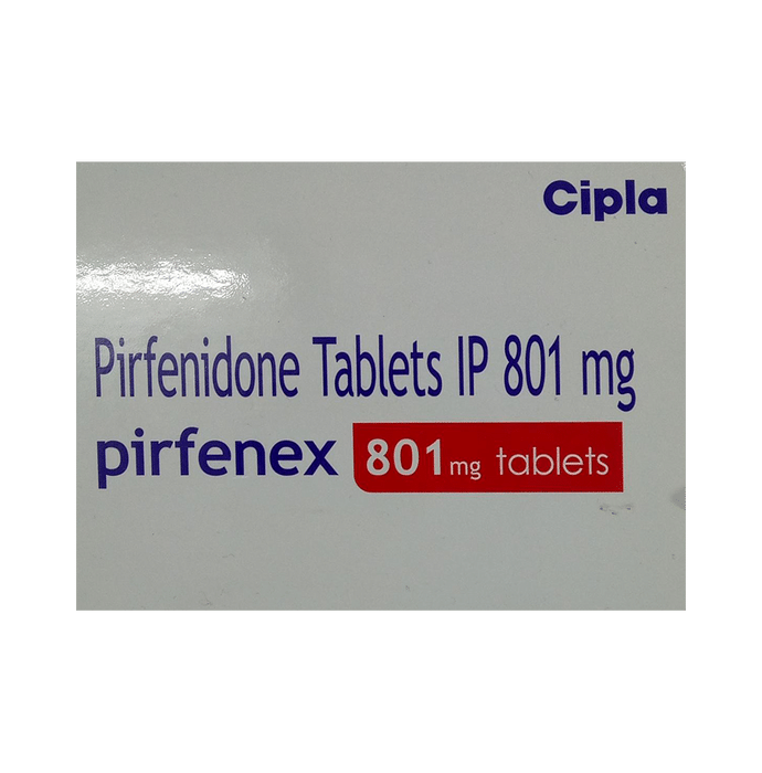 Pirfenex 801mg Tablet    Pirfenidone 801mg