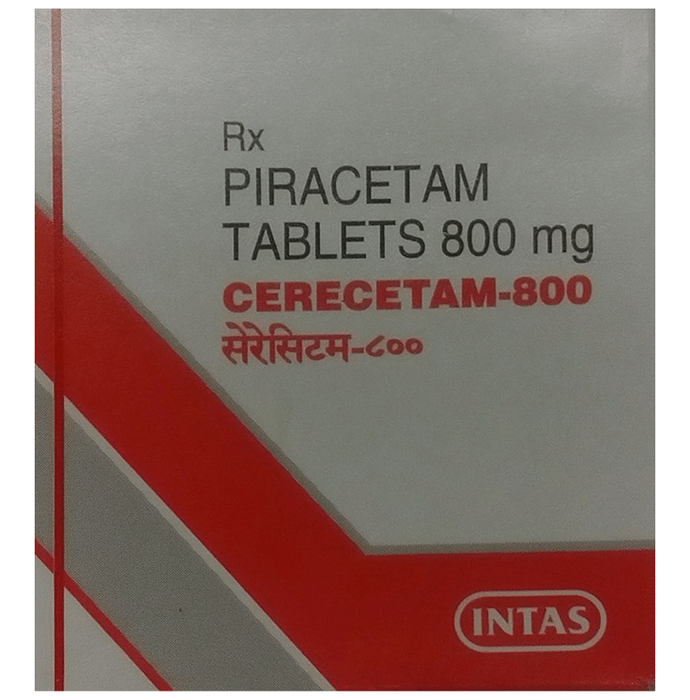 Cerecetam 800 Tablet    Piracetam 800mg