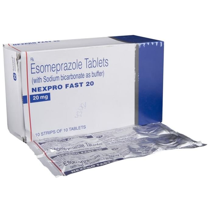 Nexpro Fast 20 Tablet    Esomeprazole 20mg