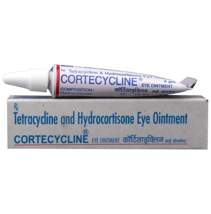 Cortecycline Eye Ointment    Tetracycline 1% w/w + Hydrocortisone 1% w/w