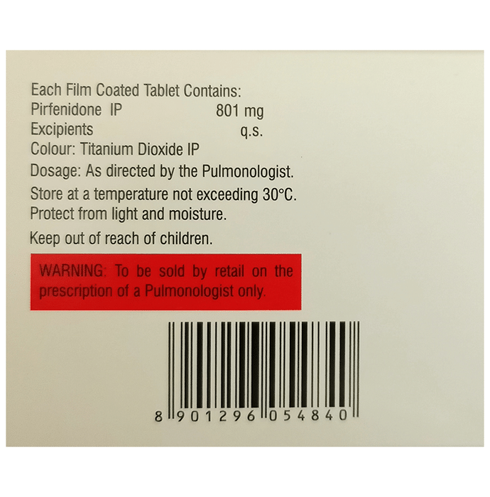 Pirfact 801 Tablet    Pirfenidone 801mg