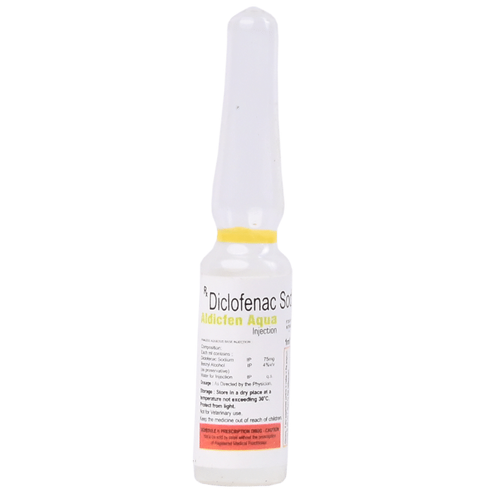 Aldicfen Aqua Injection    Diclofenac 75mg