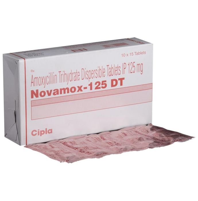 Novamox 125 DT Tablet    Amoxycillin 125mg