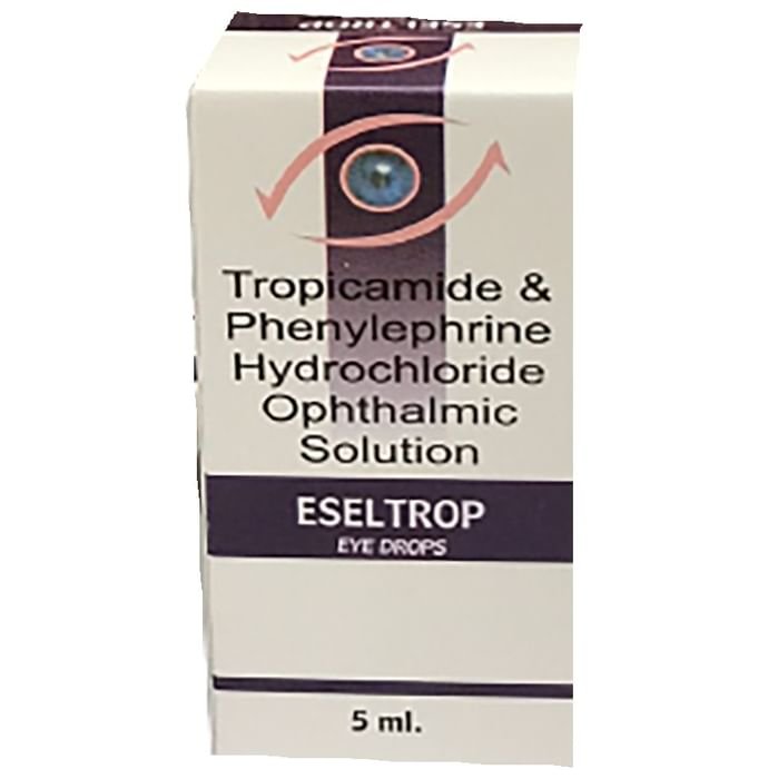 Eseltrop Eye Drop    Phenylephrine 5% w/v + Tropicamide 0.8% w/v