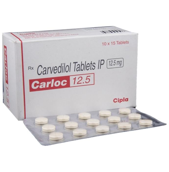 Carloc 12.5 Tablet    Carvedilol 12.5mg