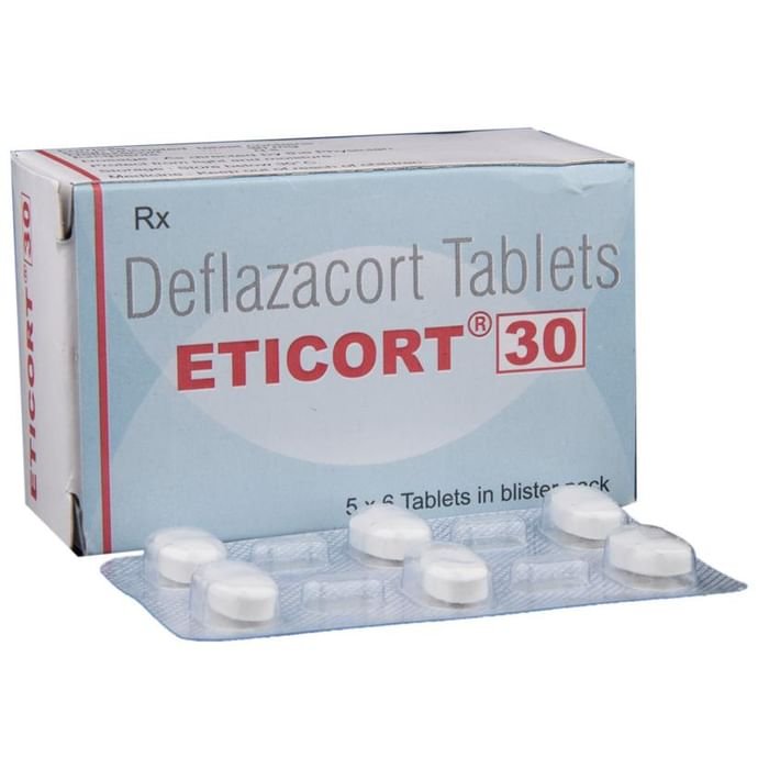 Eticort 30 Tablet    Deflazacort 30mg