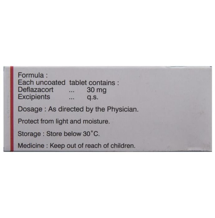 Eticort 30 Tablet    Deflazacort 30mg