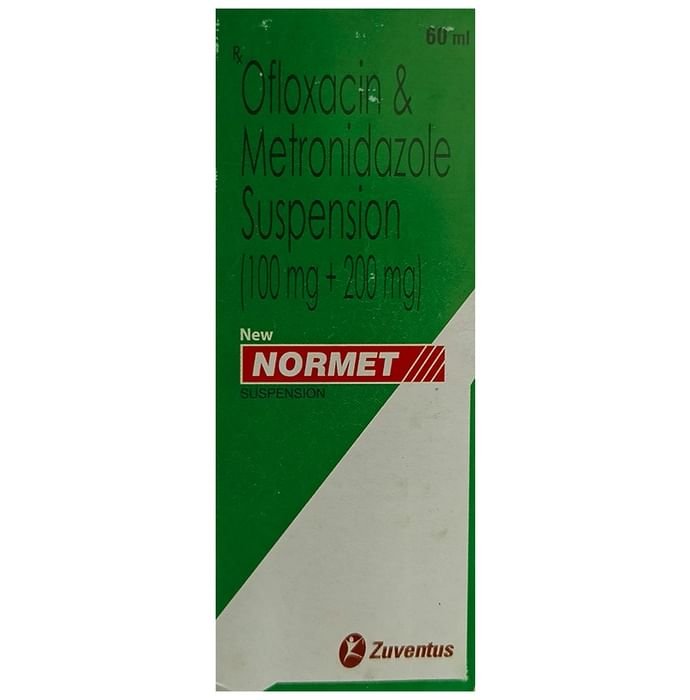 New Normet Oral Suspension    Ofloxacin 100mg/5ml + Metronidazole 200mg/5ml