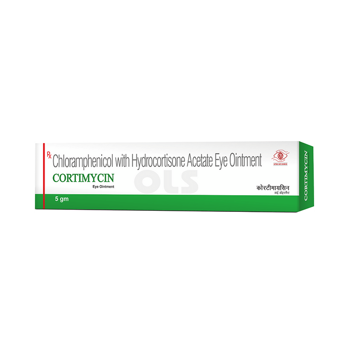 Cortimycin Eye Ointment    Chloramphenicol 10mg + Hydrocortisone 5mg