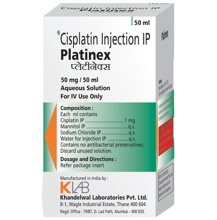 Platinex Infusion    Cisplatin 50mg