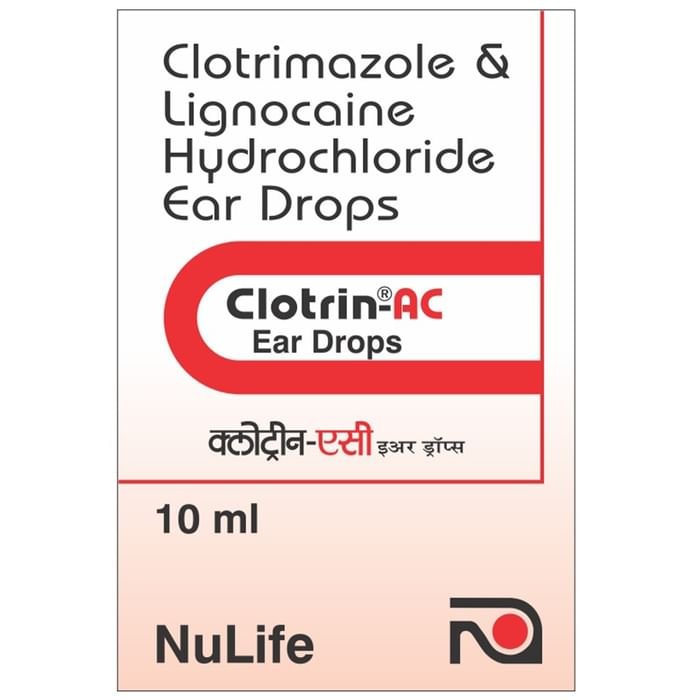 New Clotrin-AC Ear Drop    Lidocaine 2% w/v + Clotrimazole 1% w/v