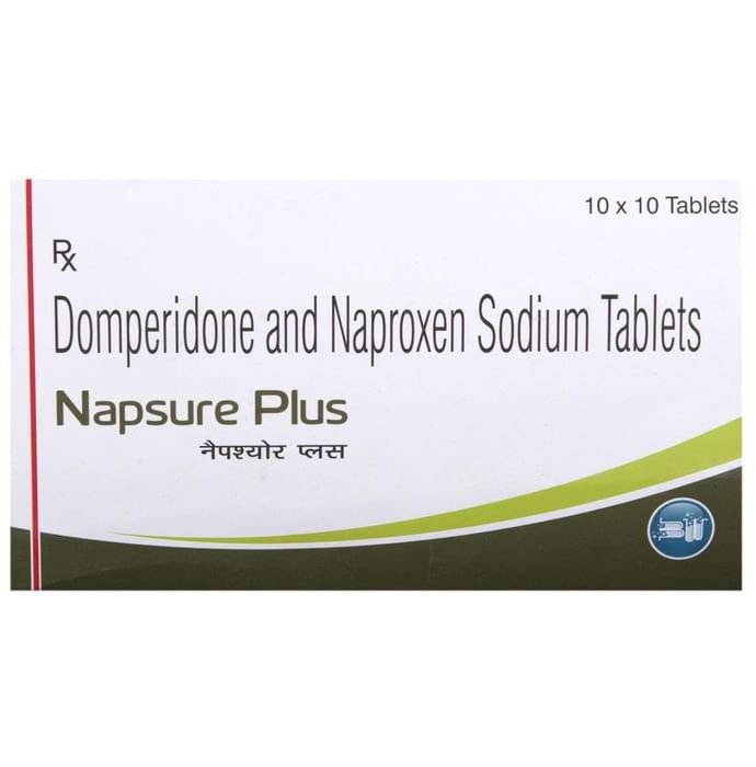 Napsure Plus Tablet    Naproxen 500mg + Domperidone 10mg