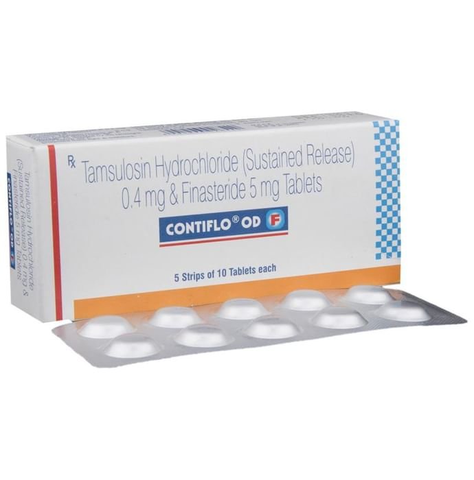 Contiflo OD F Tablet SR    Tamsulosin 0.4mg + Finasteride 5mg