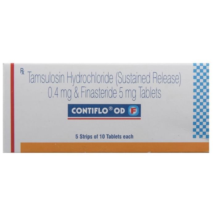 Contiflo OD F Tablet SR    Tamsulosin 0.4mg + Finasteride 5mg