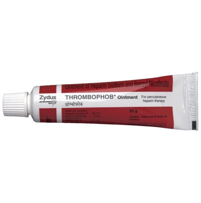 Thrombophob Ointment    Benzyl Nicotinate 2mg + Heparin 50IU