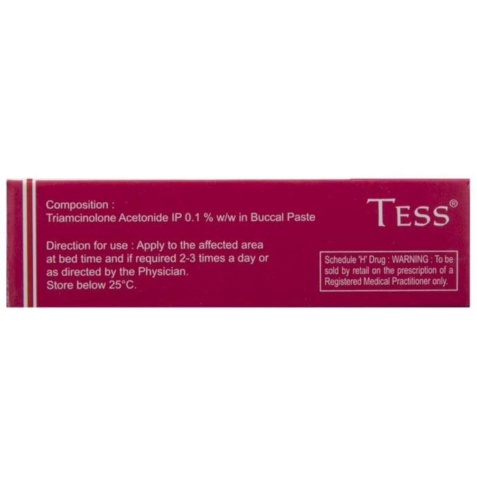 Tess Oral Paste    Triamcinolone 0.1% w/w