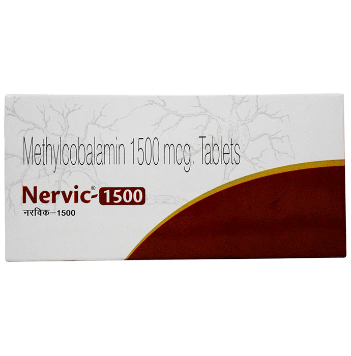 Nervic 1500 Tablet    Methylcobalamin 1500mcg