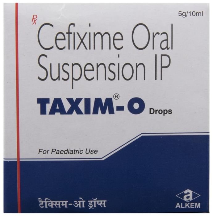 Taxim-O Drops    Cefixime 25mg