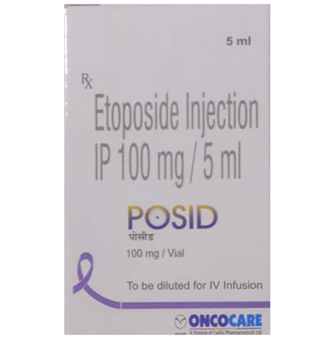 Posid 100mg Injection    Etoposide 100mg