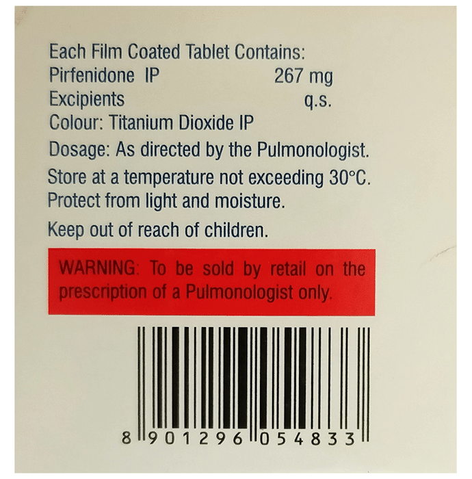 Pirfact 267 Tablet    Pirfenidone 267mg