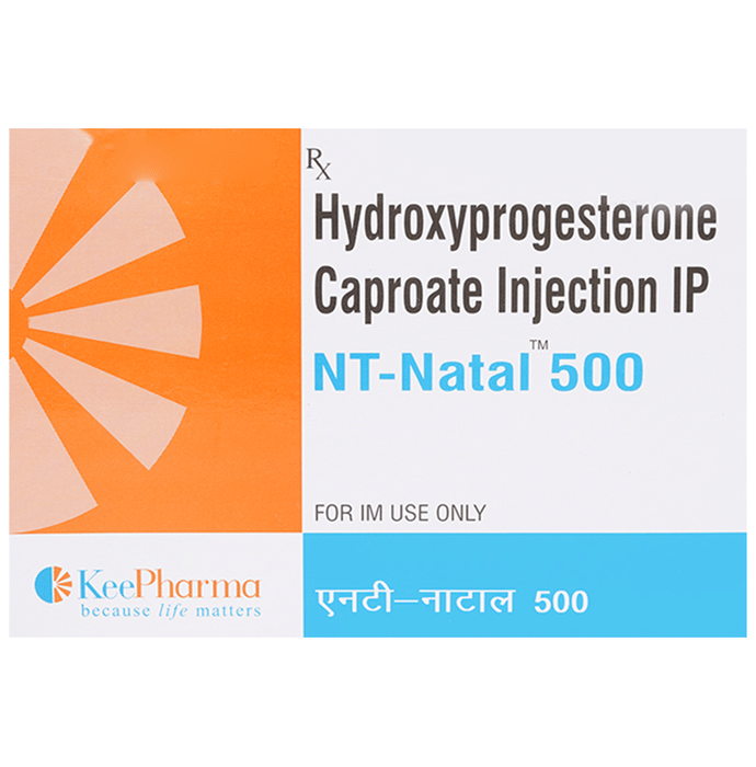 NT-Natal 500 Injection    Hydroxyprogesterone 500mg