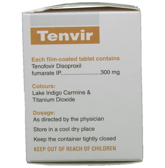 Tenvir Tablet    Tenofovir disoproxil fumarate 300mg