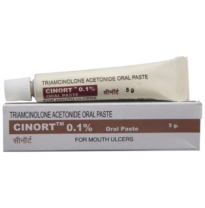 Cinort 0.1% Oral Paste    Triamcinolone 0.1% w/w