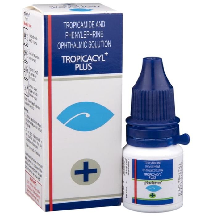 Tropicacyl Plus Eye Drops    Phenylephrine 5% w/v + Tropicamide 0.8% w/v