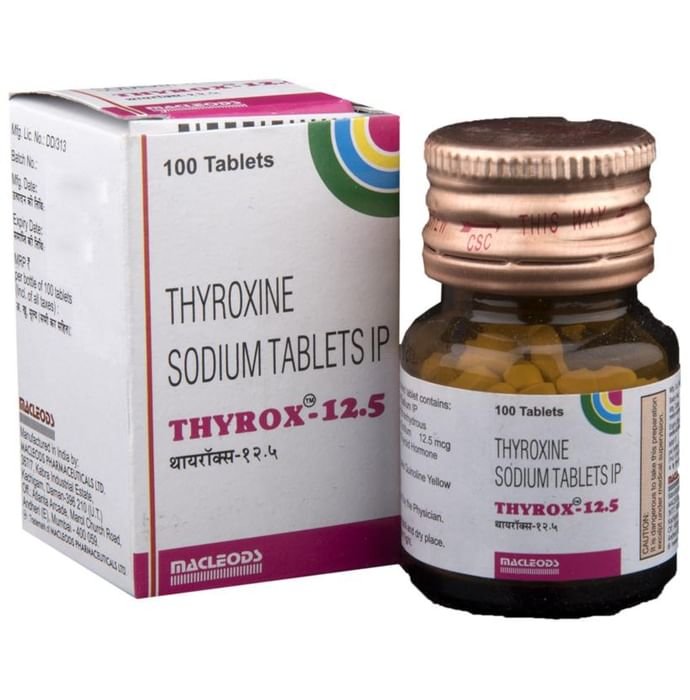 Thyrox 12.5 Tablet    Thyroxine 12.5mcg